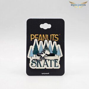 Peanuts Snoopy Skating Sliding Enamel Pin